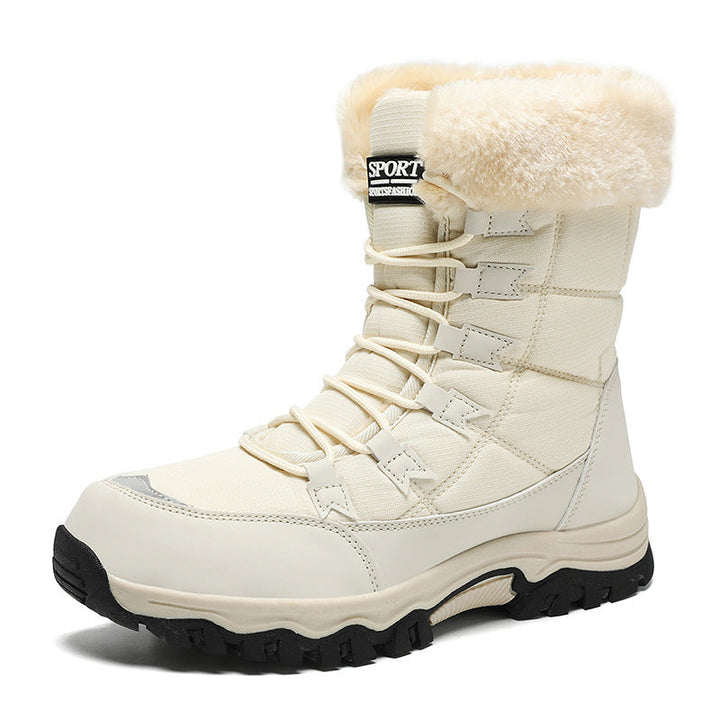 Brenda | Elegant Waterproof Faux Fur Winter Boots