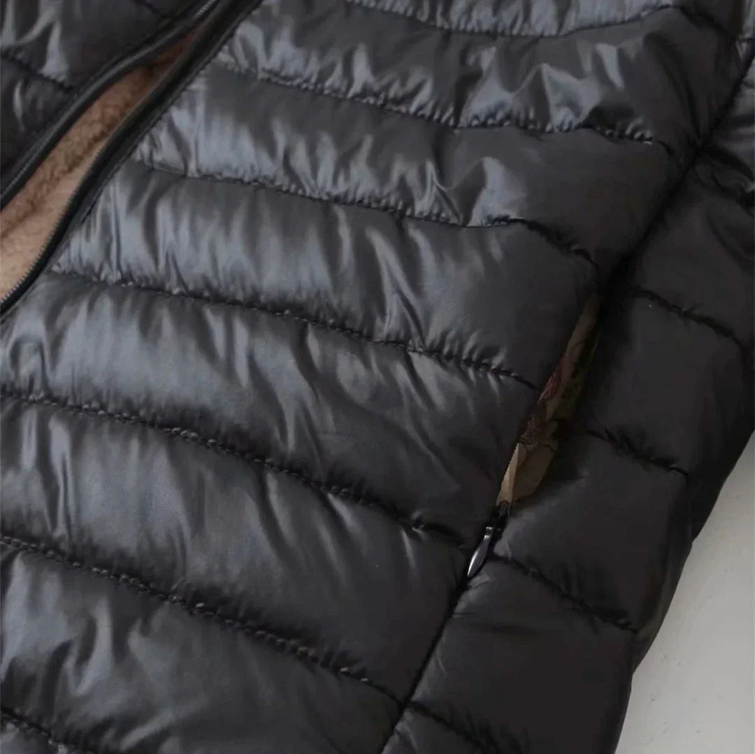 Brenda | Hooded Quilted Longline Winter Puffer Jacket