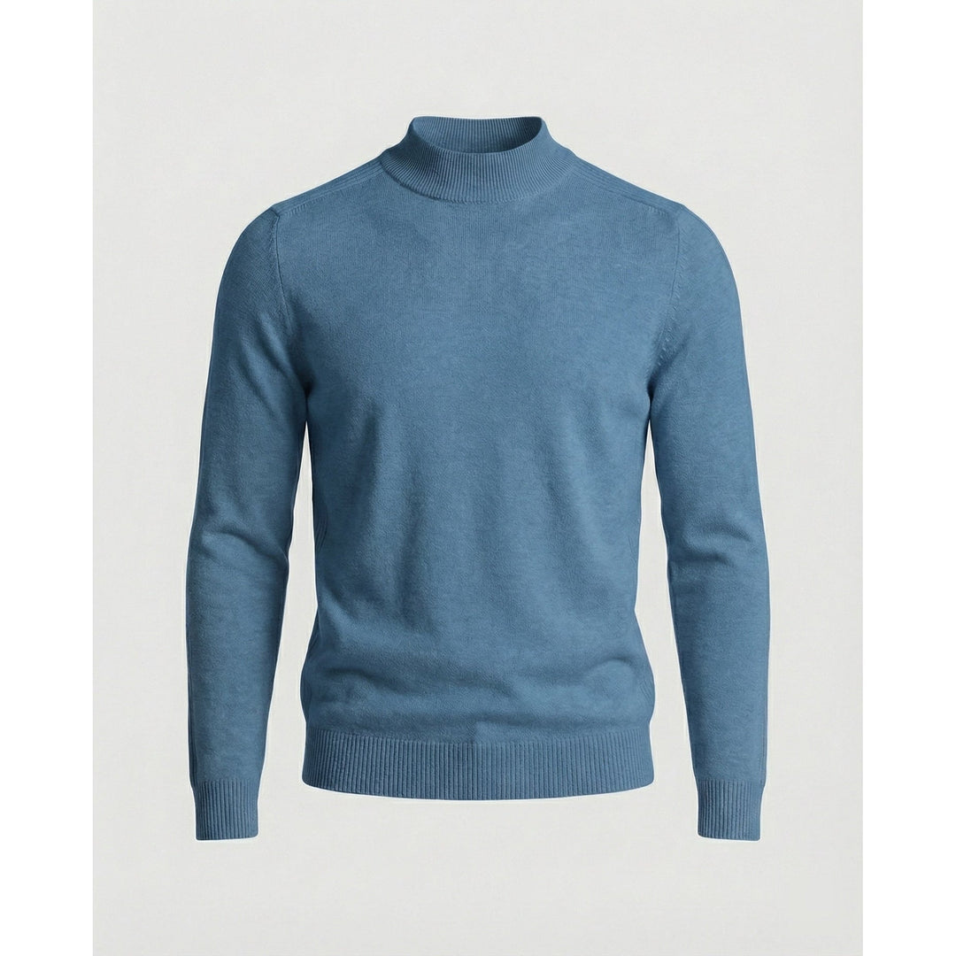 Brian | Refined Slim Fit Ribbed Turtleneck Sweater