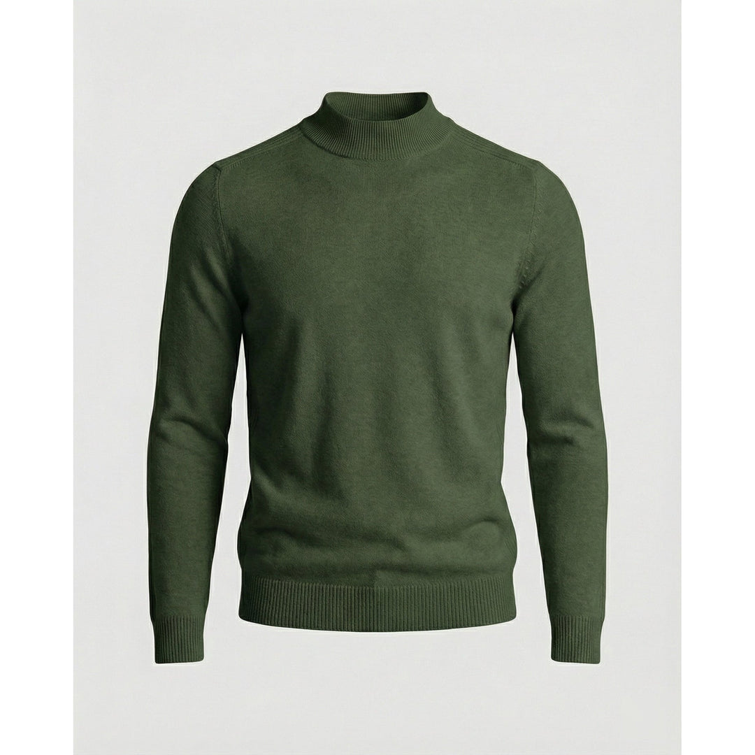 Brian | Refined Slim Fit Ribbed Turtleneck Sweater