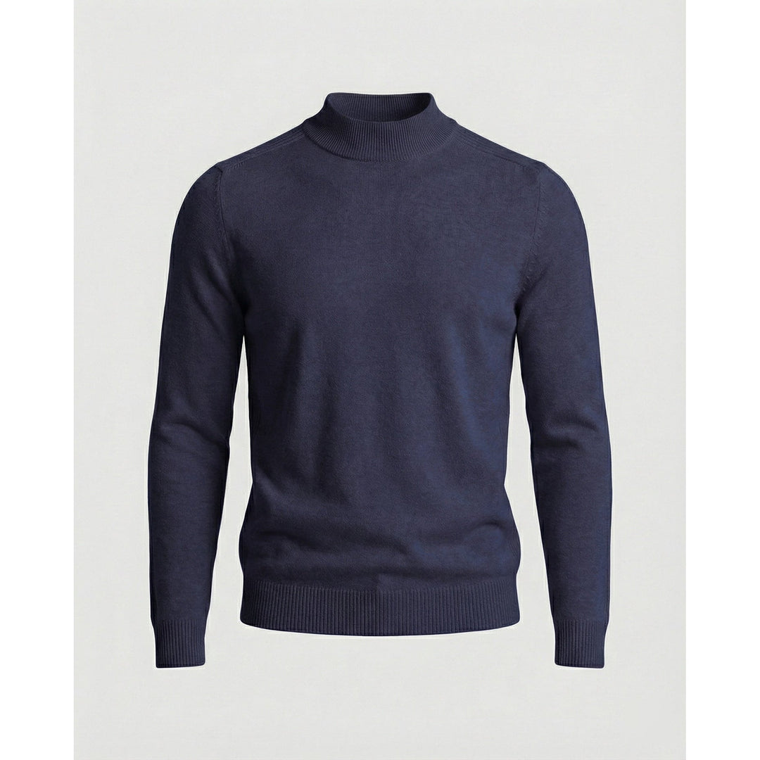 Brian | Refined Slim Fit Ribbed Turtleneck Sweater
