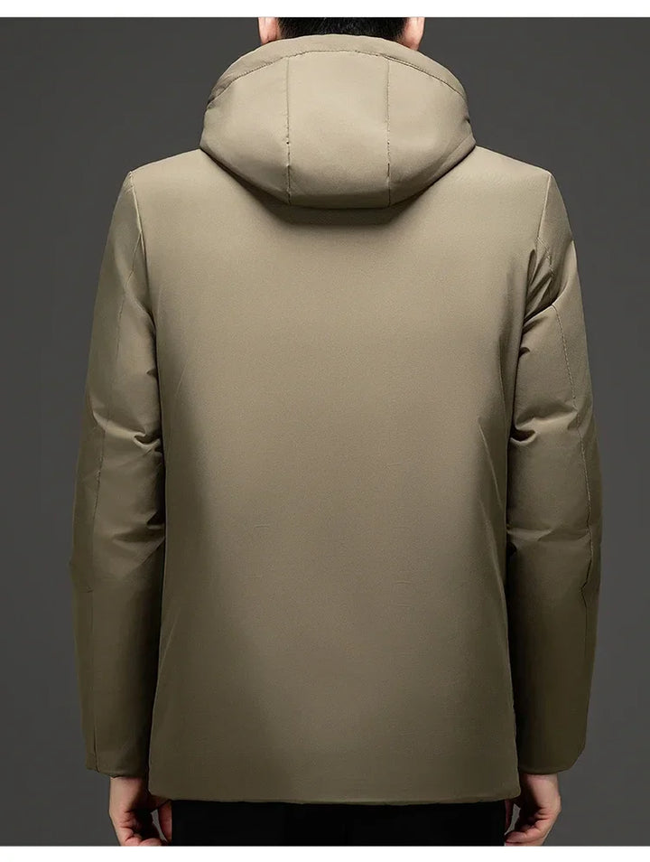 Brian | Sophisticated Hooded Mens Puffer Jacket
