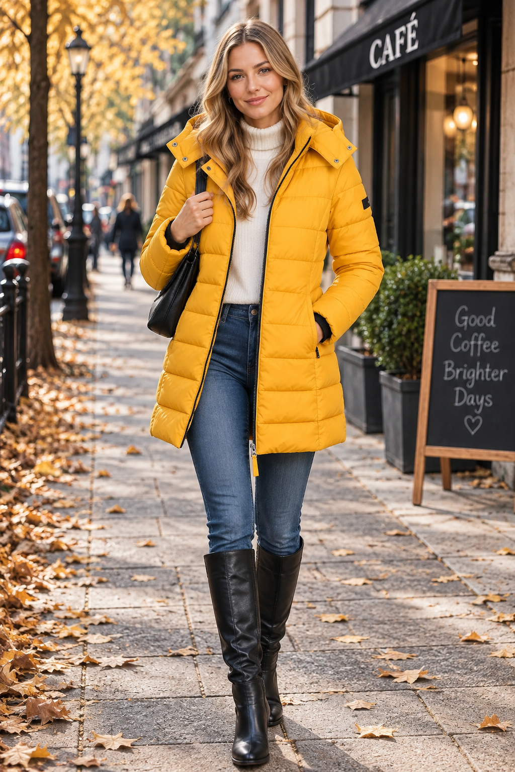 Brittany | Graceful Hooded Quilted Puffer Jacket