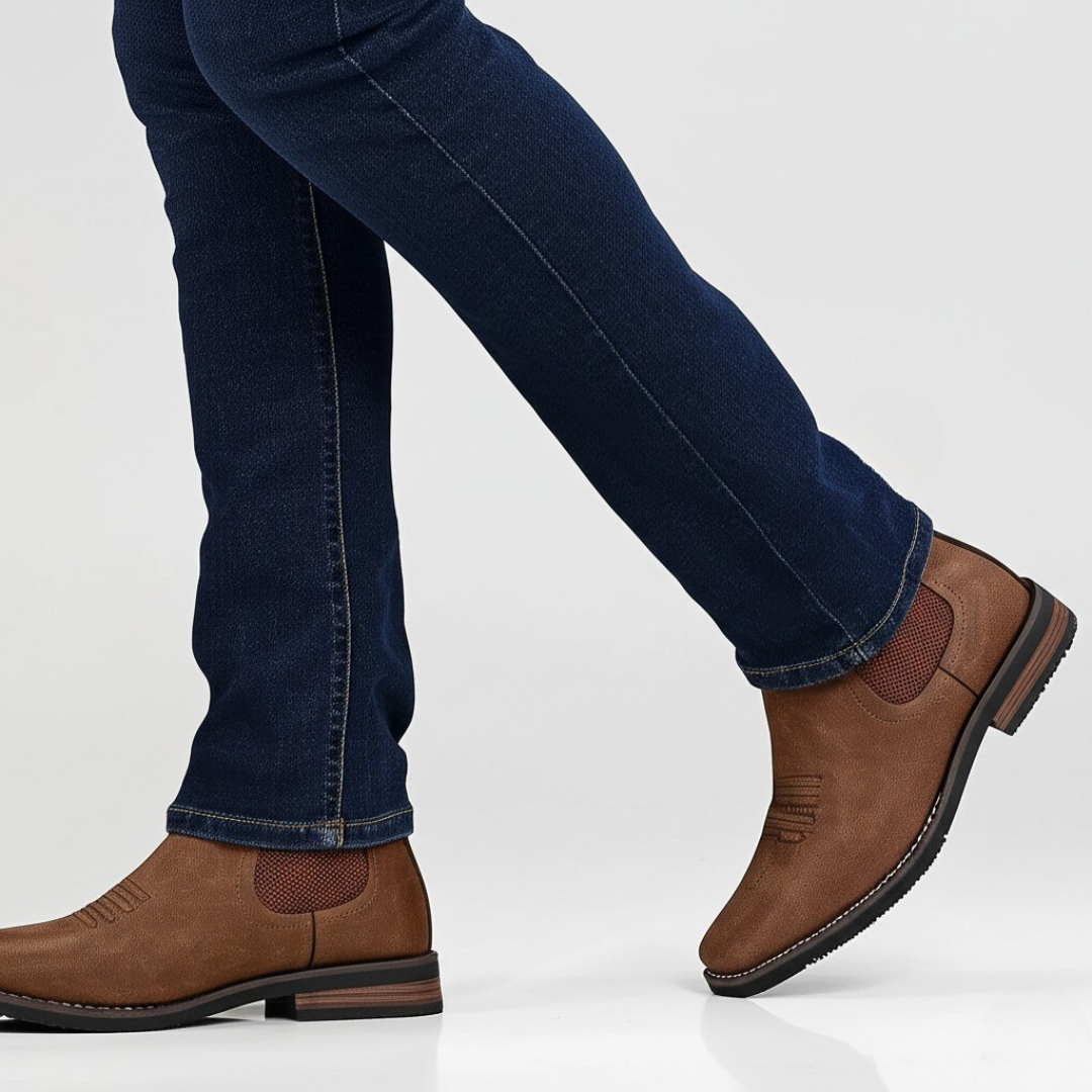 Bruce | Cozy Slip-On Chelsea Boots with Elastic Side Panels