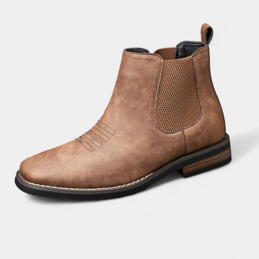 Bruce | Cozy Slip-On Chelsea Boots with Elastic Side Panels