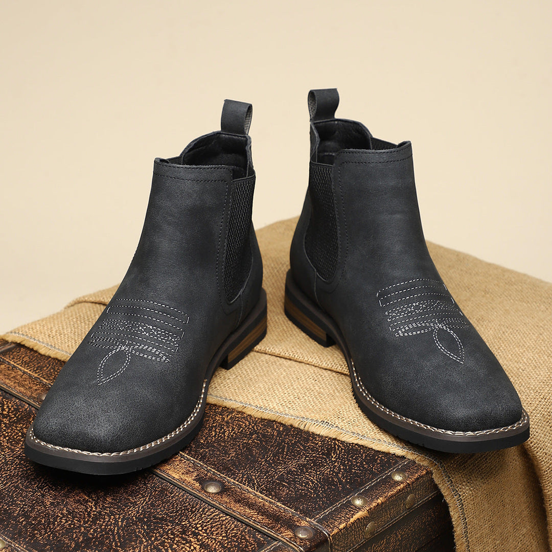Bruce | Cozy Slip-On Chelsea Boots with Elastic Side Panels