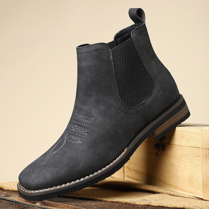 Bruce | Cozy Slip-On Chelsea Boots with Elastic Side Panels