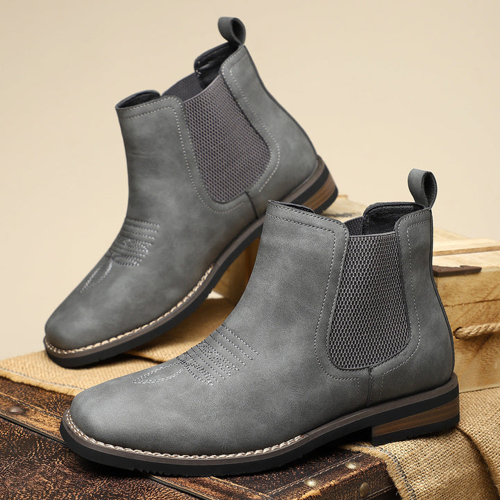 Bruce | Cozy Slip-On Chelsea Boots with Elastic Side Panels