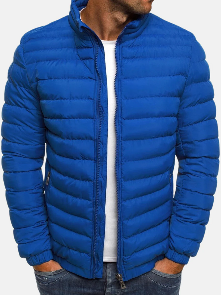 Bruce | Elegant Quilted Full Zip Puffer Jacket