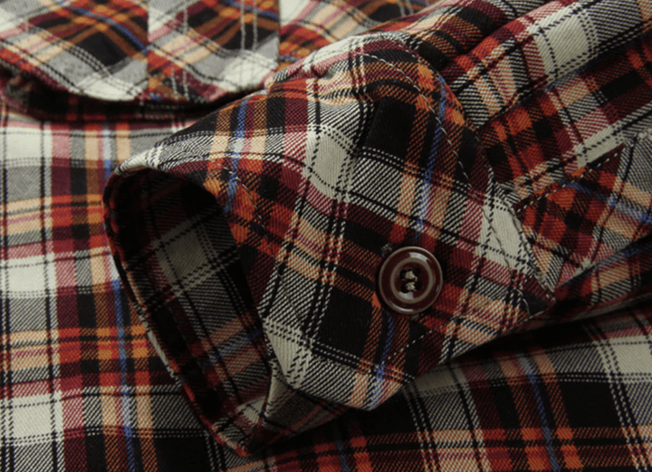 Bruce | Elegant Sherpa-Lined Plaid Flannel Jacket