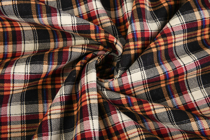 Bruce | Elegant Sherpa-Lined Plaid Flannel Jacket