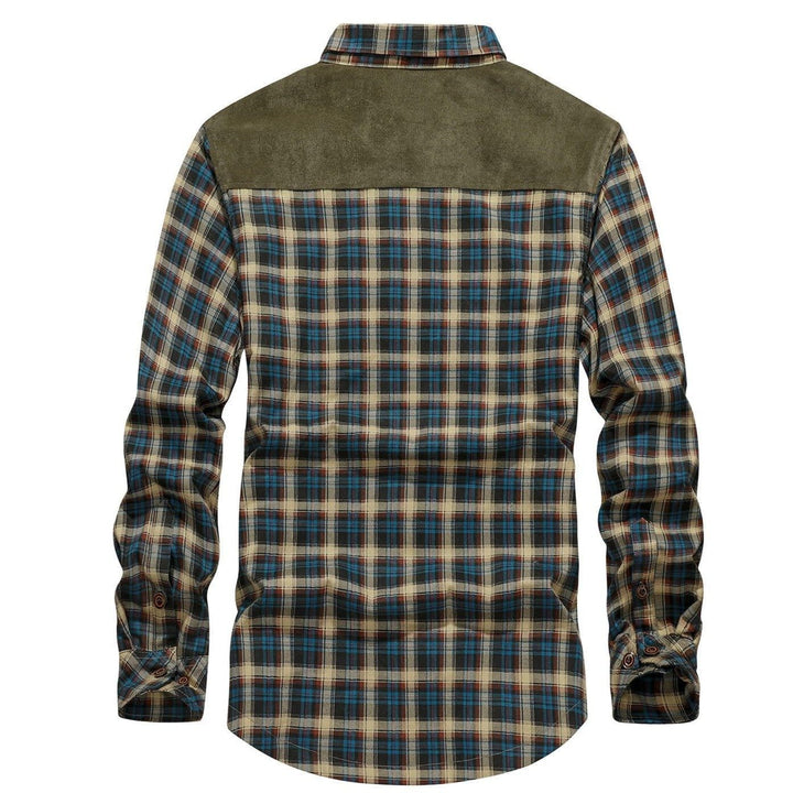 Bruce | Elegant Sherpa-Lined Plaid Flannel Jacket