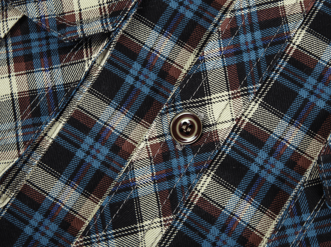 Bruce | Elegant Sherpa-Lined Plaid Flannel Jacket