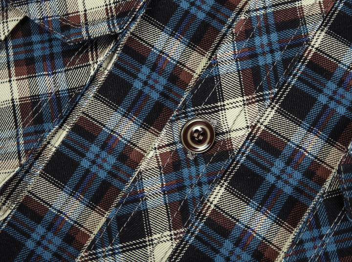 Bruce | Elegant Sherpa-Lined Plaid Flannel Jacket