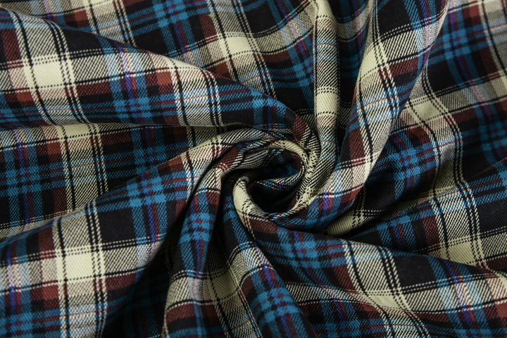 Bruce | Elegant Sherpa-Lined Plaid Flannel Jacket