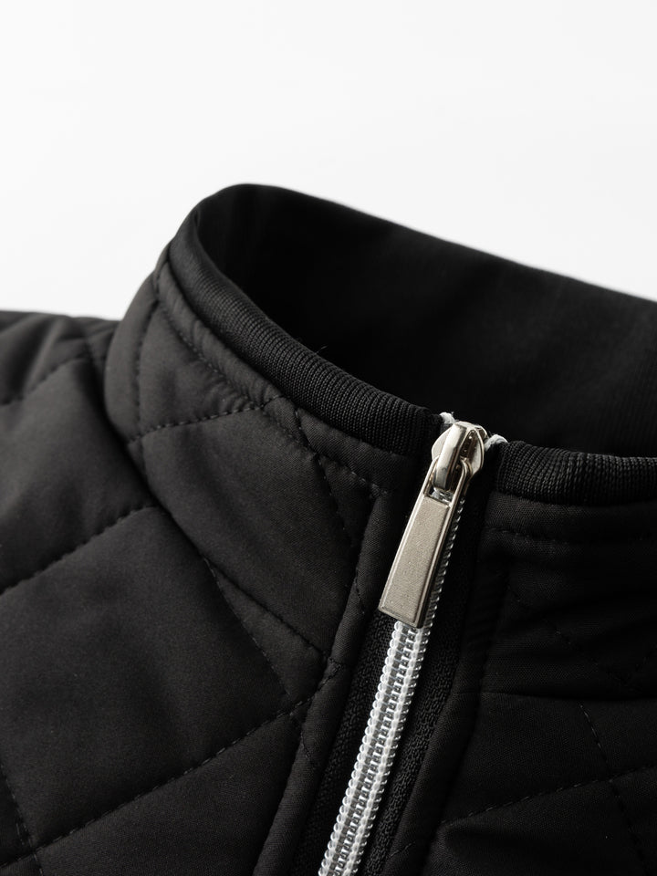Caleb | Sophisticated Quilted Bomber Jacket