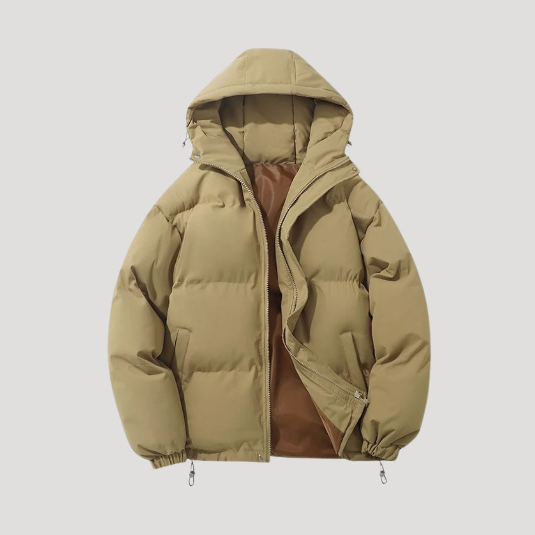 Cameron | Elegant Quilted Hooded Puffer Jacket