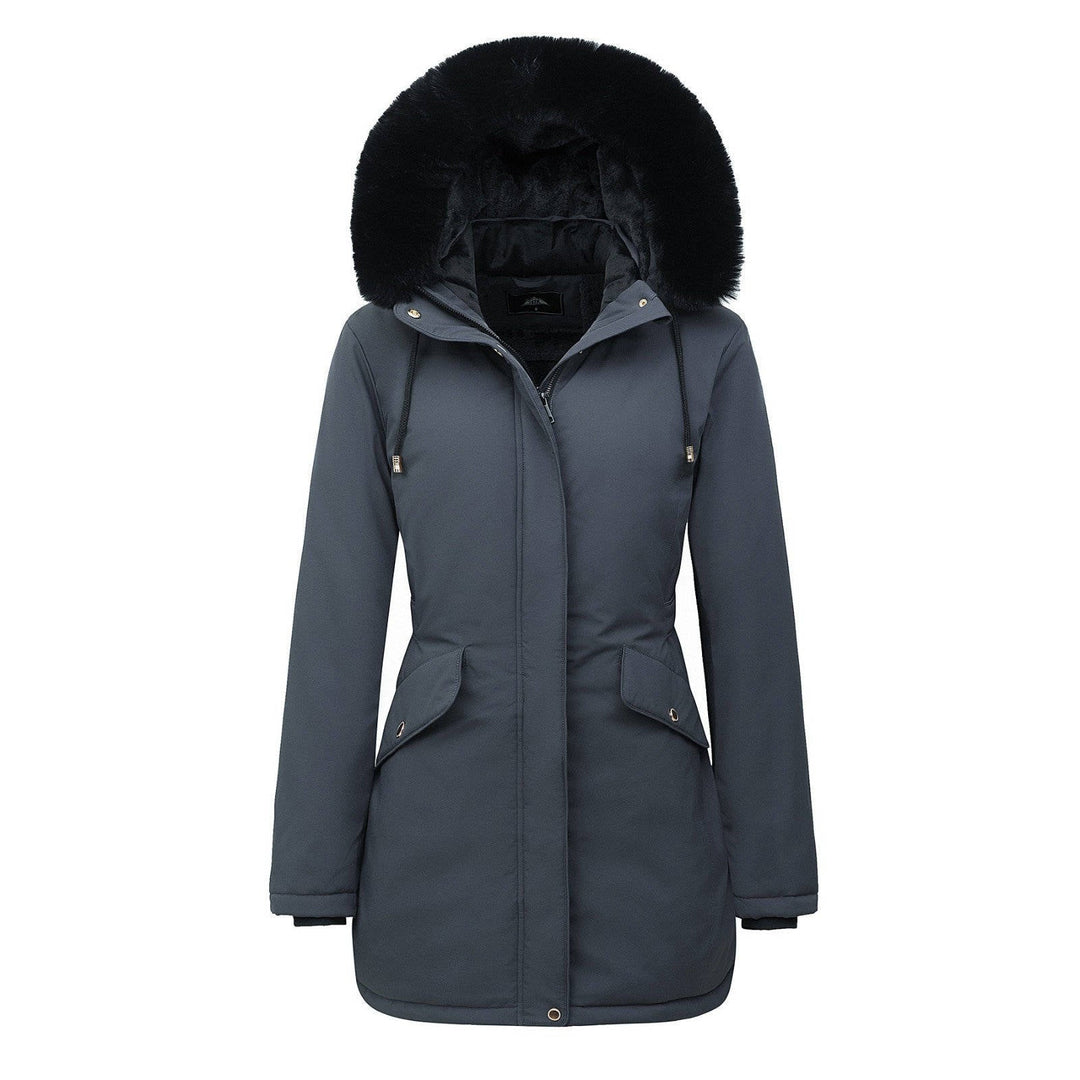 Carol | Long Hooded Winter Puffer Jacket