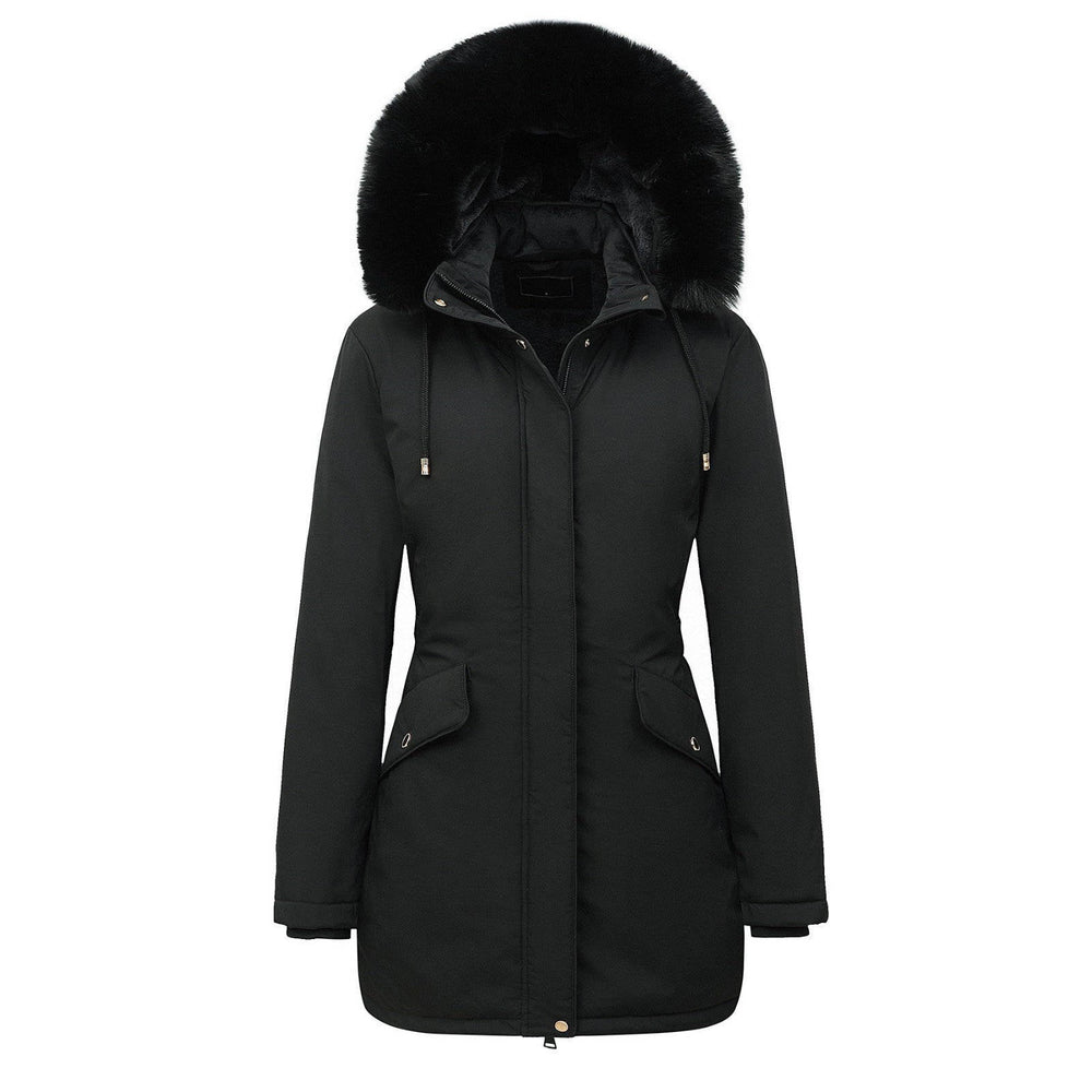 Carol | Long Hooded Winter Puffer Jacket