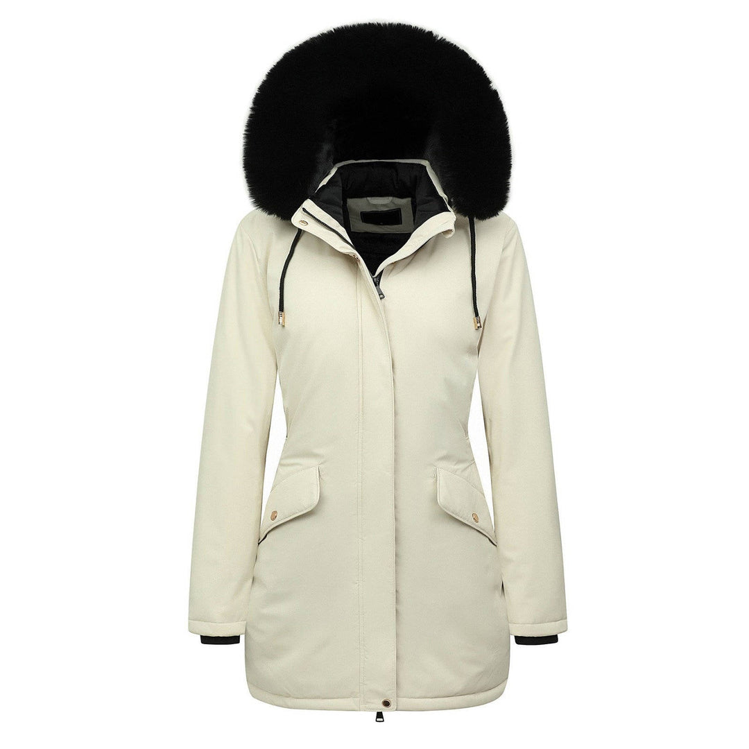 Carol | Long Hooded Winter Puffer Jacket