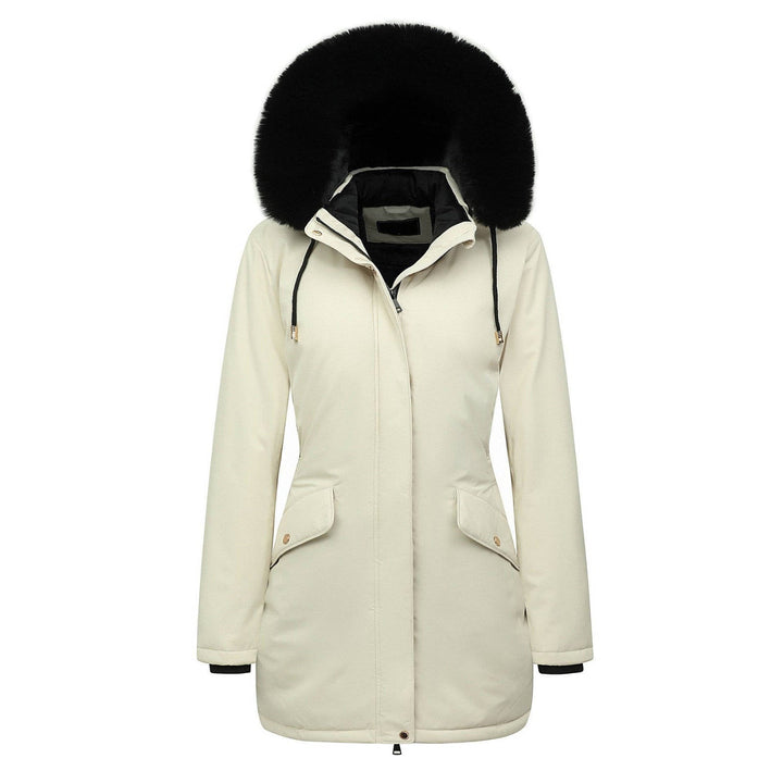 Carol | Long Hooded Winter Puffer Jacket