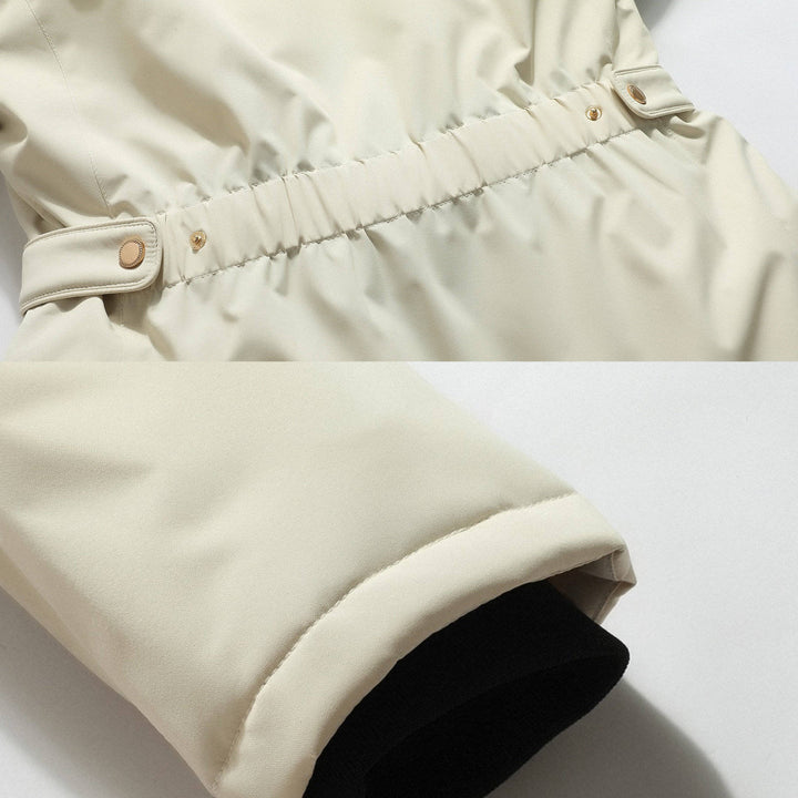 Carol | Long Hooded Winter Puffer Jacket