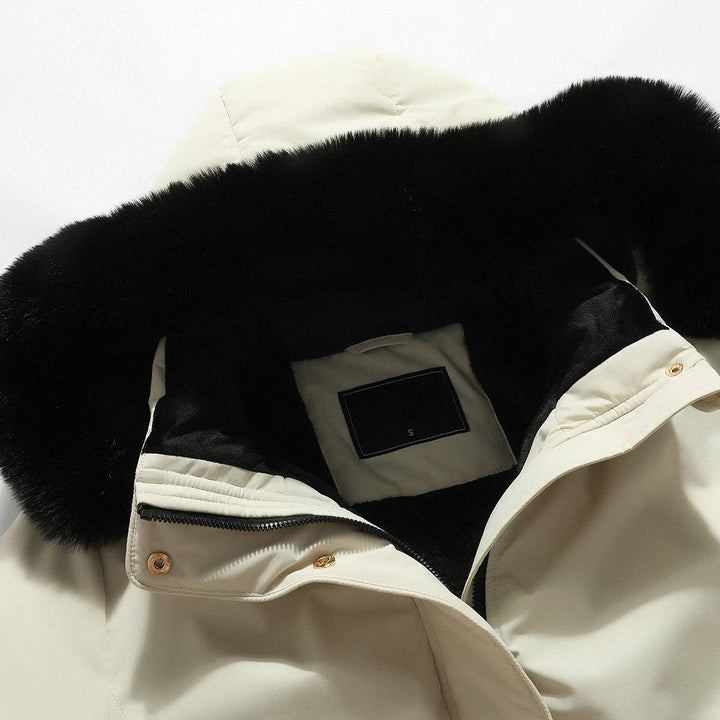 Carol | Long Hooded Winter Puffer Jacket