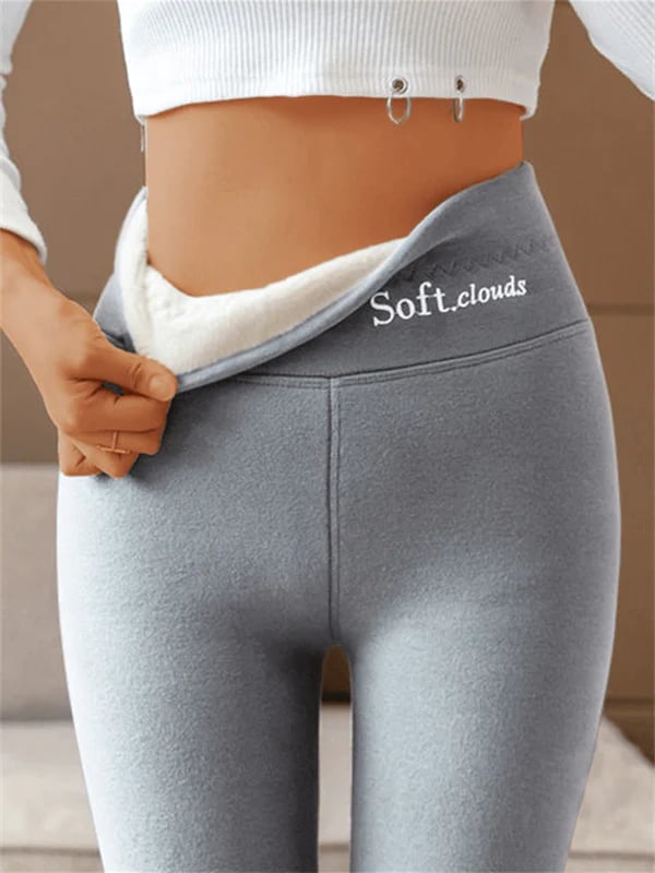 Cheryl | Polished Fleece Lined Leggings with Shaping Effect