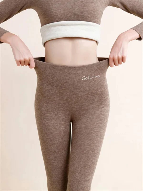 Cheryl | Polished Fleece Lined Leggings with Shaping Effect