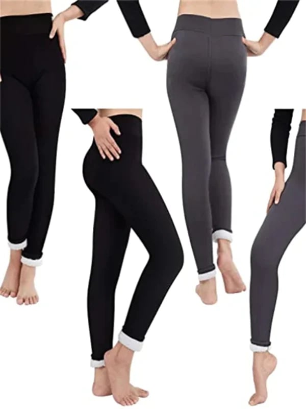 Cheryl | Polished Fleece Lined Leggings with Shaping Effect