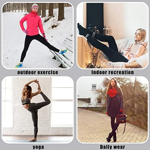 Cheryl | Polished Fleece Lined Leggings with Shaping Effect