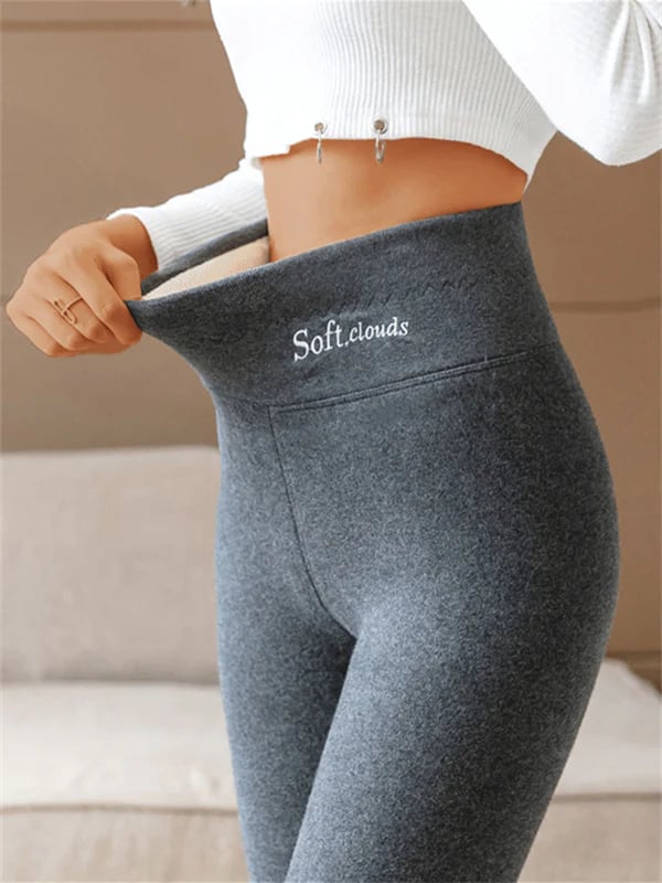Cheryl | Polished Fleece Lined Leggings with Shaping Effect