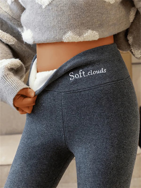 Cheryl | Polished Fleece Lined Leggings with Shaping Effect
