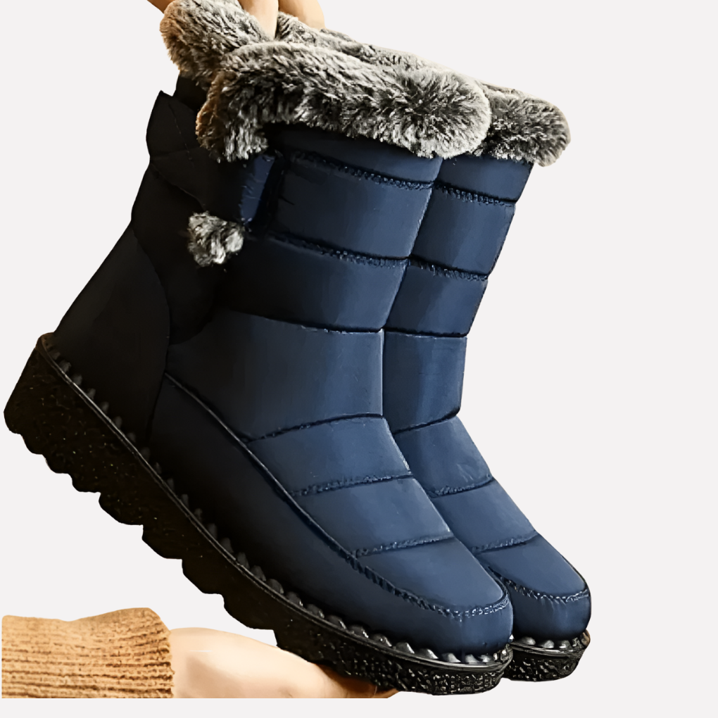 Cheryl | Quilted Mid Calf Winter Snow Boots Women