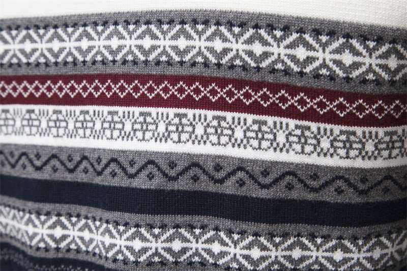 Christian | Cozy Fair Isle Half-Zip mens xmas sweaters