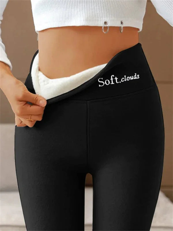 Christina | Classic High Waisted Fleece Lined Leggings