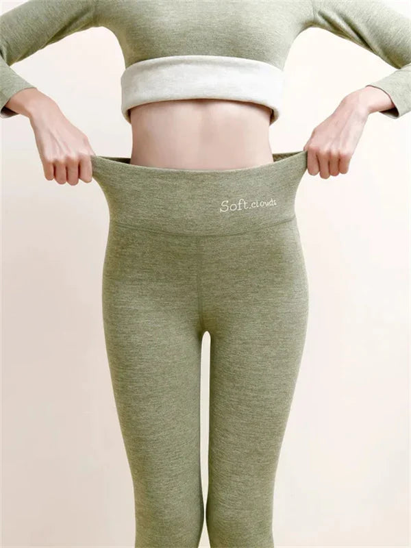Christina | Classic High Waisted Fleece Lined Leggings