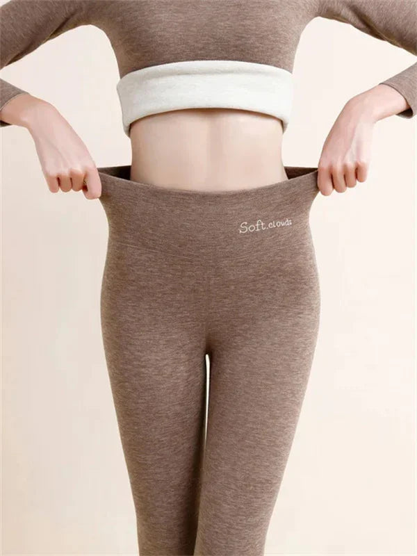 Christina | Classic High Waisted Fleece Lined Leggings