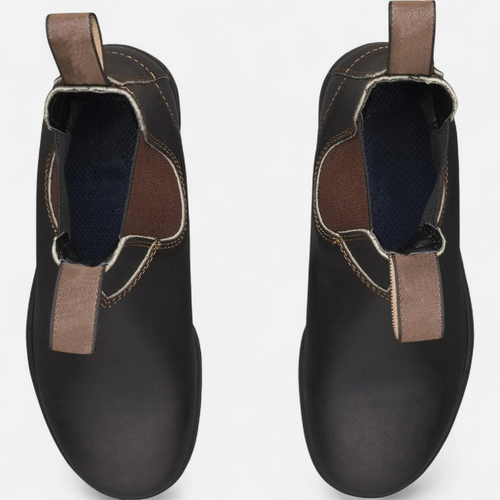 Christopher | Refined Pull-Up Textured Chelsea Boots