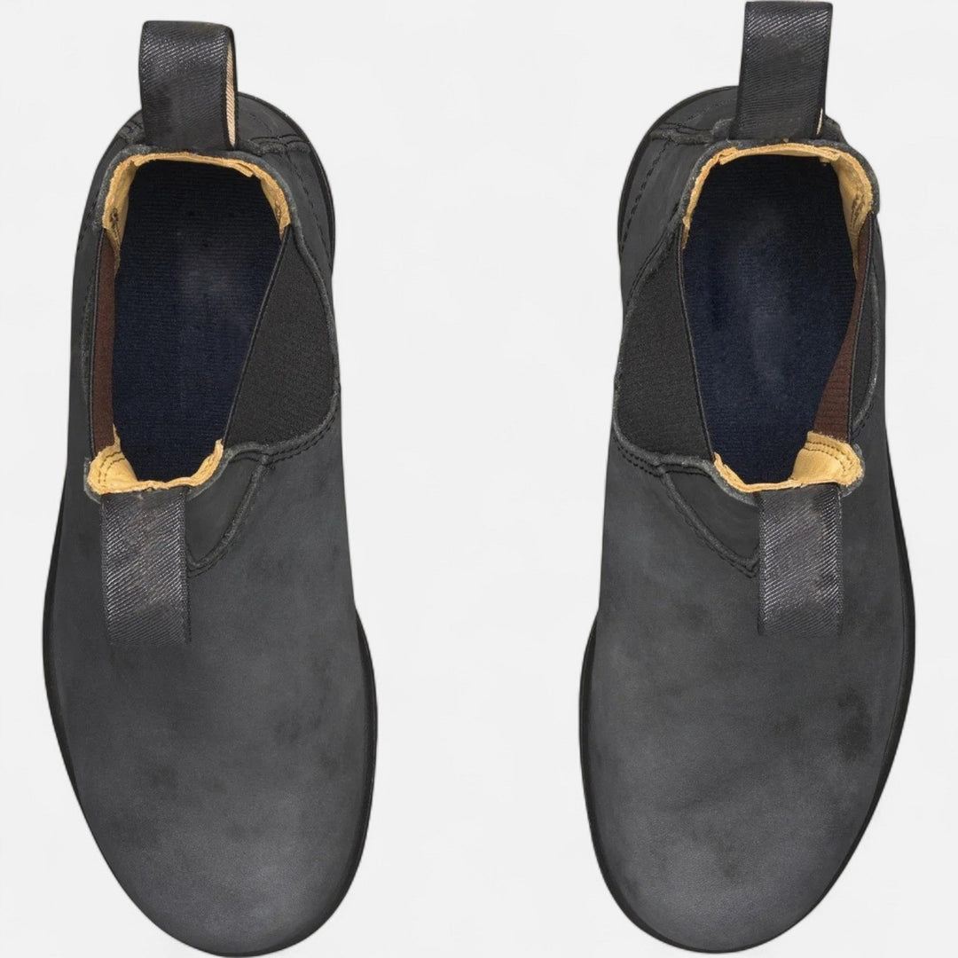 Christopher | Refined Pull-Up Textured Chelsea Boots