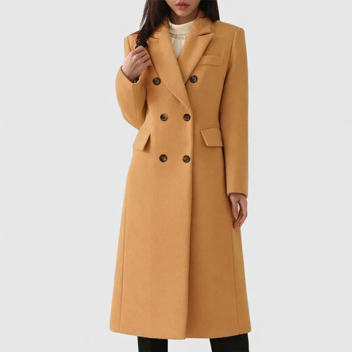 Cynthia | Elegant Double-Breasted Pea Coat