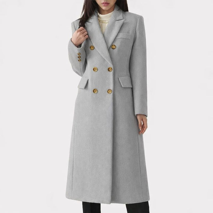 Cynthia | Elegant Double-Breasted Pea Coat