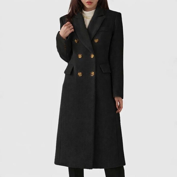 Cynthia | Elegant Double-Breasted Pea Coat