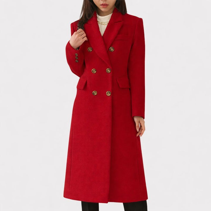 Cynthia | Elegant Double-Breasted Pea Coat