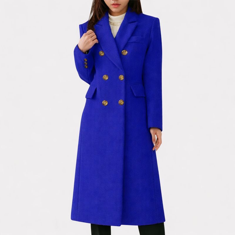 Cynthia | Elegant Double-Breasted Pea Coat
