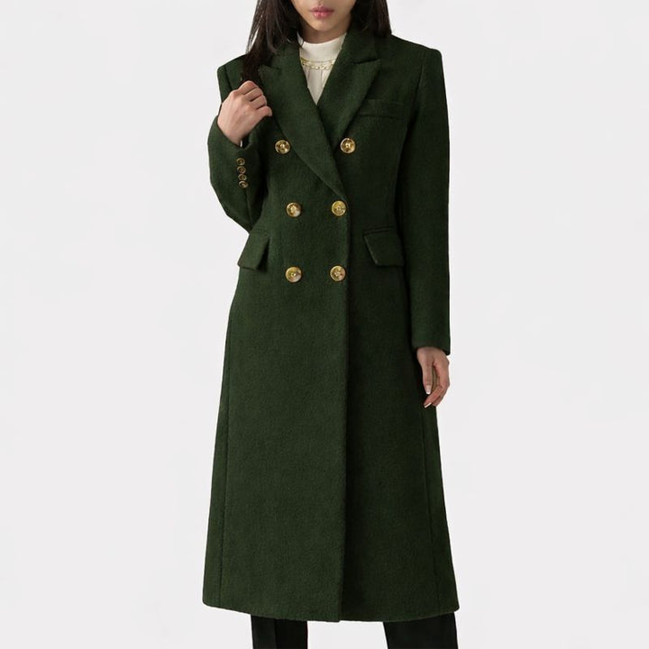 Cynthia | Elegant Double-Breasted Pea Coat