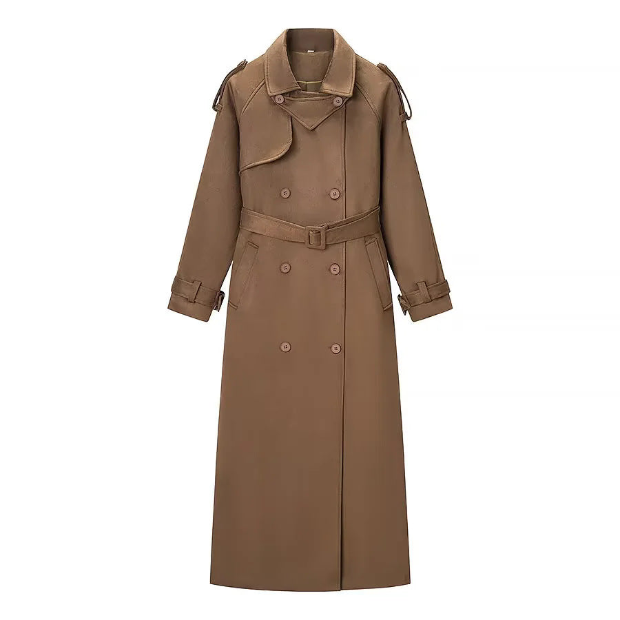 Cynthia | Timeless Double-Breasted Belted Trench Coat