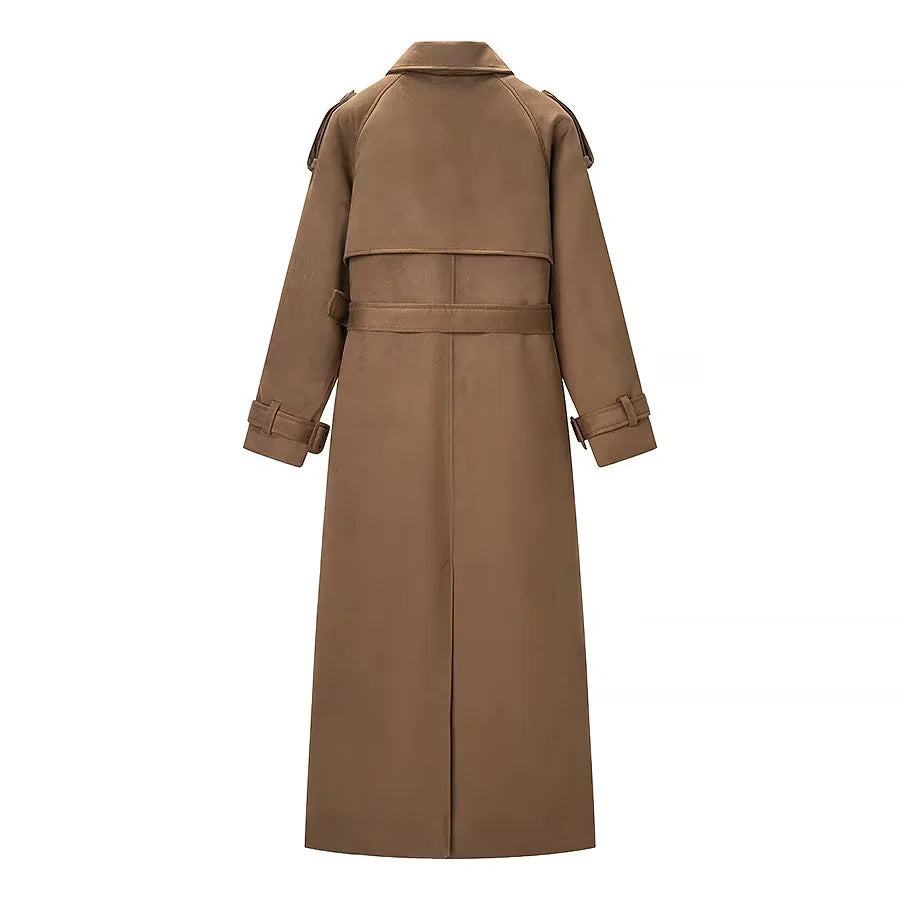 Cynthia | Timeless Double-Breasted Belted Trench Coat