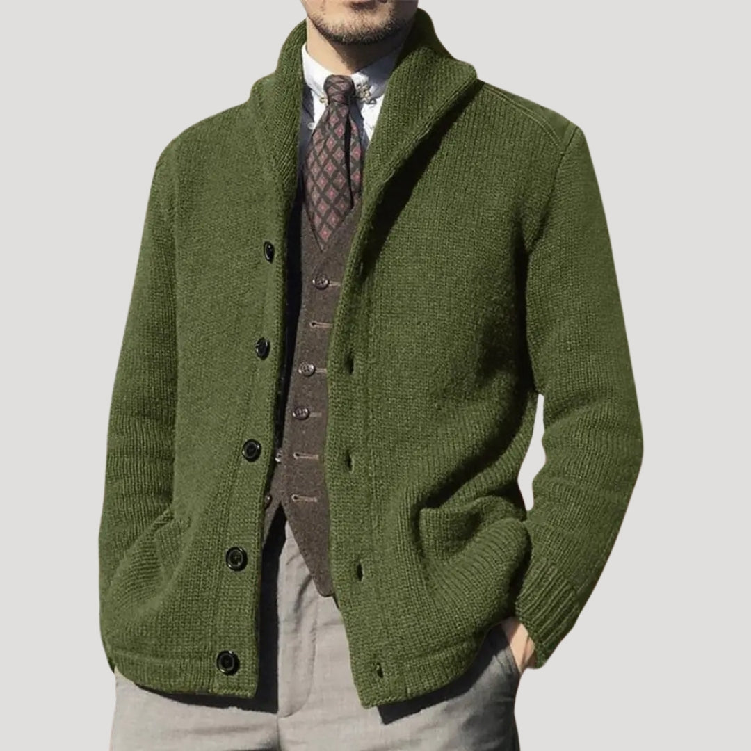 Daniel | Elegant Shawl Collar Cardigan Mens Sweaters