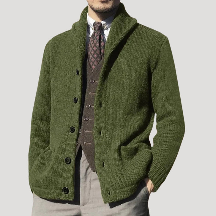 Daniel | Elegant Shawl Collar Cardigan Mens Sweaters